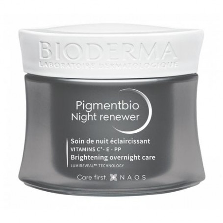 Осветляющий ночной крем для лица Bioderma Pigmentbio Night Renewer Brightening Overnight Care, 50 мл