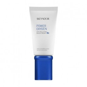 Кислородный детокс-крем для лица Skeyndor Power Oxygen City Pollution Block Cream для нормальной и сухой кожи, 50 мл