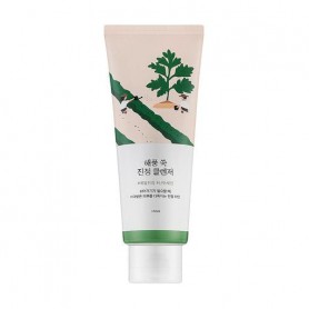 Успокаивающая очищающая пенка для лица Round Lab Mugwort Calming Cleanser с морской полынью, 150 мл