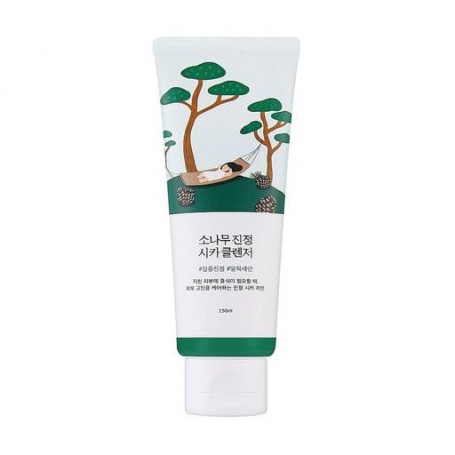 Очищающая пенка для лица Round Lab Pine Calming Cica Cleanser с экстрактами сосны и центеллы, 150 мл