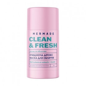 Очищающая детокс маска для лица Mermade Clean &amp Fresh Multi Botanical Extracts, 60 г