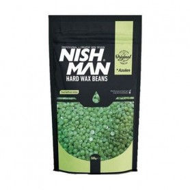Воск для депиляции в гранулах Nishman Hard Wax Beans Green, 500 г
