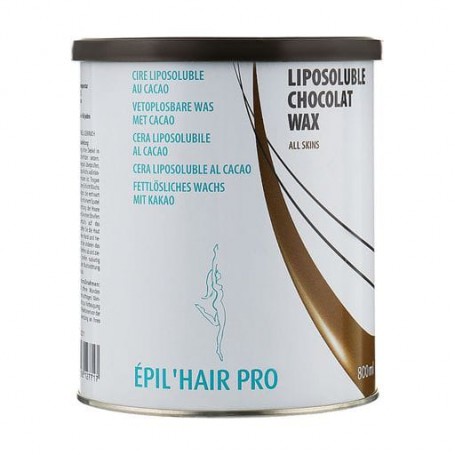 Жирорастворимый теплый воск для депиляции Sibel Epil&39 Hair Pro Liposoluble Choco Wax, 800 мл