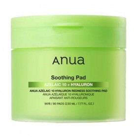 Успокаивающие пэды для лица Anua Azelaic 10 Hyaluron Redness Soothing Pad с азелаиновой и гиалуроновой кислотами, 230 мл