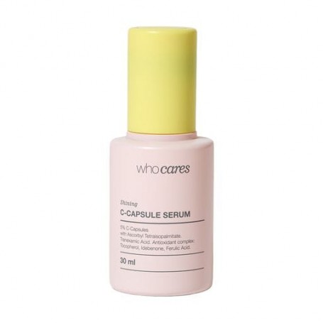 Мультивитаминная сыворотка для лица Who Cares Shining C-Capsule Serum с инкапсулированным витамином C, 30 мл