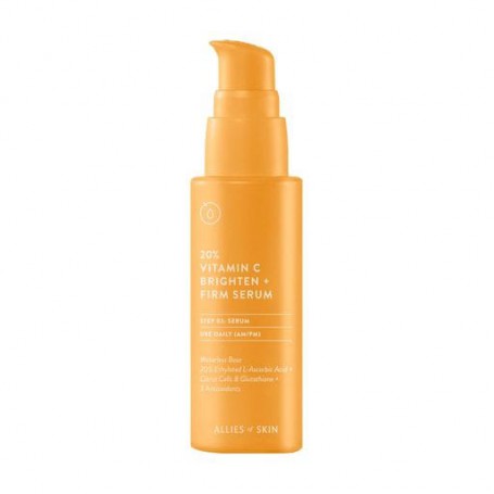 Сыворотка для лица Allies Of Skin 20% Vitamin C Brighten + Firm Serum с витамином С, 8 мл