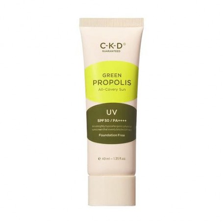 Солнцезащитный крем для лица CKD Green Propolis All-Covery Sun SPF 50+ PA++++, 40 мл