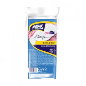 Ватные диски NOVAx, 80 шт