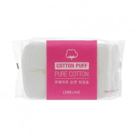 Паффы для лица Lebelage Cotton Beauty хлопковые, 100 шт