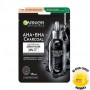 Черная тканевая маска для лица Garnier Skin Naturals с AHA+BHA кислотами, 28 г