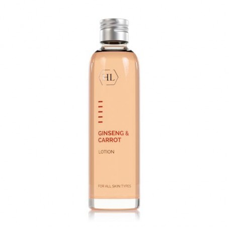 Увлажняющий лосьон для лица Holy Land Cosmetics Ginseng &amp Carrot Lotion с экстрактом женьшеня и морковным маслом, 150 мл