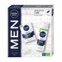 Подарочный набор мужской NIVEA MEN Sensitive Care (бальзам после бритья, 100 мл + пена для бритья, 200 мл)