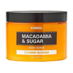 Скраб для тела Kundal Macadamia &amp Sugar Body Scrub Cherry Blossom, 550 г