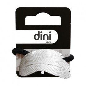 Резинка для волос Dini Silver Star Перышко, 1 шт (d-653)
