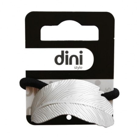 Резинка для волос Dini Silver Star Перышко, 1 шт (d-653)