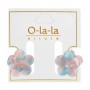 Набор заколок-крабов для волос O-la-la розово-голубые, 2 шт (24N)OV81-1)