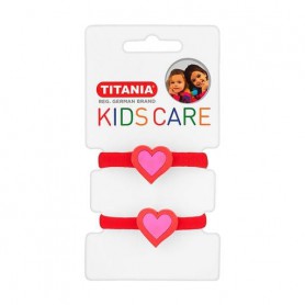 Резинки для волос TITANIA Сердце, 2 шт, (8500 KIDS)