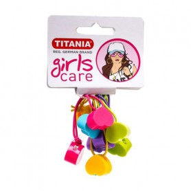 Набор резинок для волос Titania Heart 5 шт (7983 GIRL)