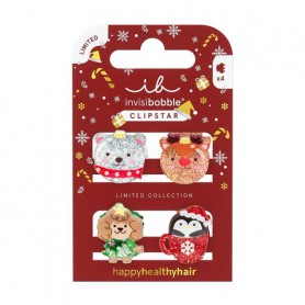 Набор заколок для волос Invisibobble Clipstar Kids Sparkle In A Cup, 4 шт