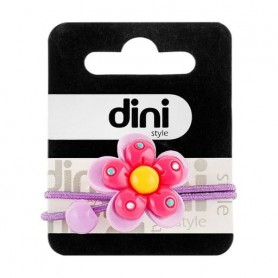 Резинка для волос Dini Kids цветок, сиреневая
