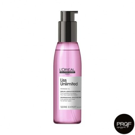 Термозащитное масло L&39Oreal Professionnel Serie Expert Liss Unlimited для разглаживания непослушных волос, 125 мл