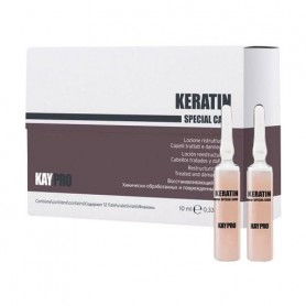 Восстанавливающий лосьон в ампулах KayPro Keratin Special Care для химически обработанных и поврежденных волос, 12*10 мл