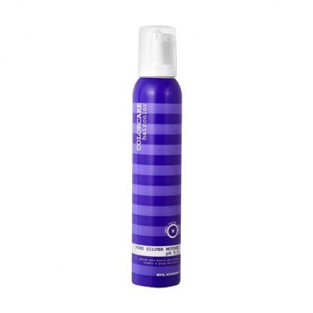 Мусс Elgon Colorcare Pure Silver Mousse pH 5.5 для нейтрализации желтизны волос, 200 мл