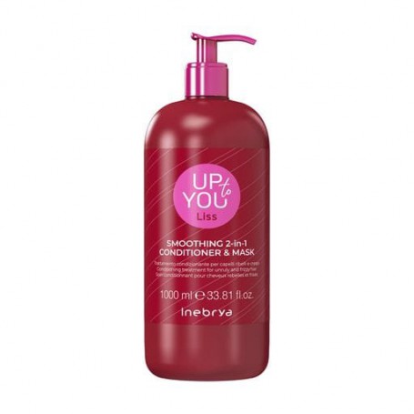 Маска-кондиционер 2 в 1 Inebrya Up To You Smoothing 2-in-1 Conditioner &amp Mask для непослушных и вьющихся волос, 250 мл