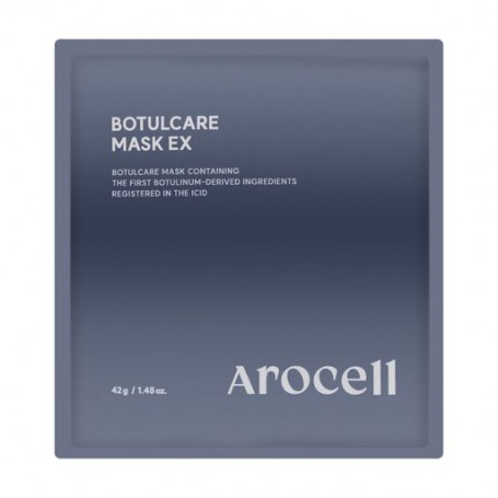 Гидрогелевая маска для лица Arocell Botulcare Mask EX с ботулиническим полипептидом и коллагеном, 42 г
