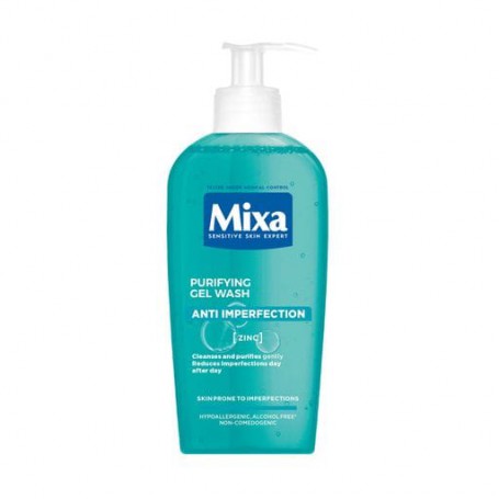 Очищающий гель для умывания Mixa Anti-Imperfection Purifying Gel Wash для кожи склонной к несовершенствам, 200 мл