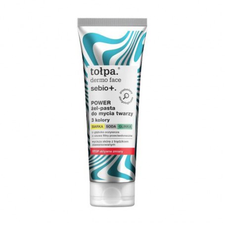 Гель-паста для умывания Tolpa Dermo Face Sebio+ Face Wash Gel 3 цвета, 100 мл