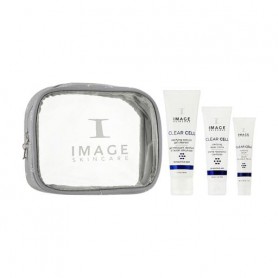 Набор для лица Image Skincare Clear Skin Solutions Trial Kit (гель для умывания, 50 мл + сыворотка, 14 г + крем-гель, 28 г + кос