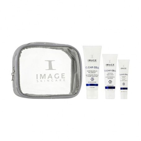 Набор для лица Image Skincare Clear Skin Solutions Trial Kit (гель для умывания, 50 мл + сыворотка, 14 г + крем-гель, 28 г + кос