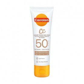 Солнцезащитный CC-крем для лица Carroten CC Suncare Tinted Face Cream, SPF 50, 50 мл