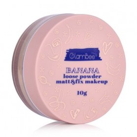 Рассыпчатая пудра для лица GlamBee Banana, 10 г