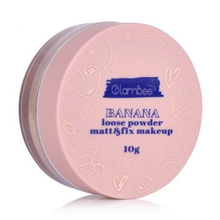 Рассыпчатая пудра для лица GlamBee Banana, 10 г