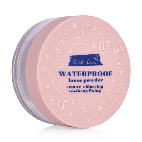 Рассыпчатая пудра для лица GlamBee Waterproof, 10 г