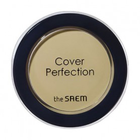 Компактный консилер для лица The Saem Cover Perfection Pot Concealer, Green Beige, 6 г