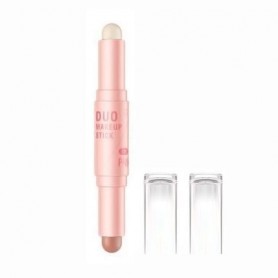 Двойная румяна-хайлайтер для лица 2 в 1 Pinkflash Duo Makeup Stick HS01, 2*2 г