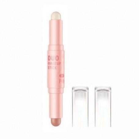 Двойная румяна-хайлайтер для лица 2 в 1 Pinkflash Duo Makeup Stick HS01, 2*2 г