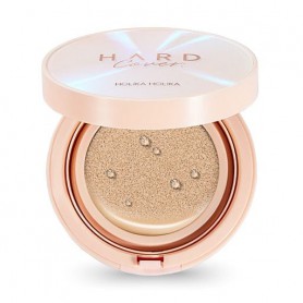 Тональный кушон для лица Holika Holika Hard Cover Glow Cushion EX Set со сменным блоком, 02 Petal, 2*14 г