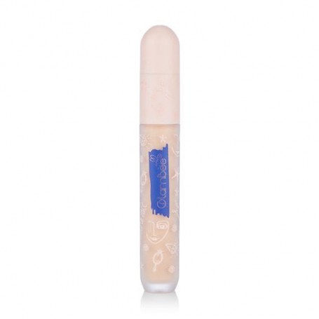 Консилер со спонжем для лица GlamBee Ultra Creamy с витаминами C и E, тон 02, 7 г
