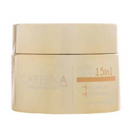 Увлажняющий крем для лица 15 в 1 Carelika Amber Cream с янтарной кислотой, 50 мл