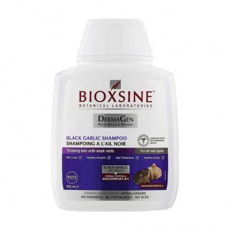 Шампунь против выпадения волос Biota Bioxsine DermaGen с черным чесноком, 300 мл