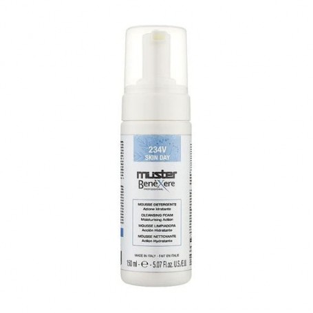 Увлажняющая очищающая пенка для лица Muster Benexere Professional 234V Skin Day Cleansing Foam, 150 мл