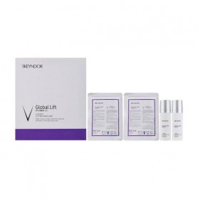 Набор для лица Skeyndor Global Lift V-Shape Lifting Home Care (сыворотка, 30 мл + крем, 30 мл + маска, 2 шт)