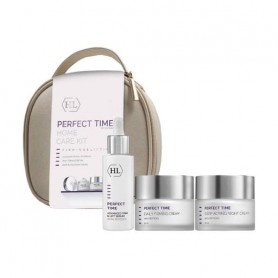Подарочный набор для лица Holy Land Cosmetics Perfect Time Kit (сыворотка, 30 мл + дневной крем, 50 мл + ночной крем, 50 мл)