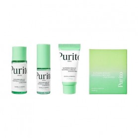 Набор средств-миниатюр Purito Seoul Wonder Releaf Centella Mini Kit Unscented с центелой, без масел (тонер, 30 мл + сыворотка, 1