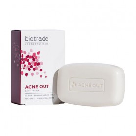 Натуральное мыло для лица и тела Biotrade Acne Out для жирной и проблемной кожи, 100 г