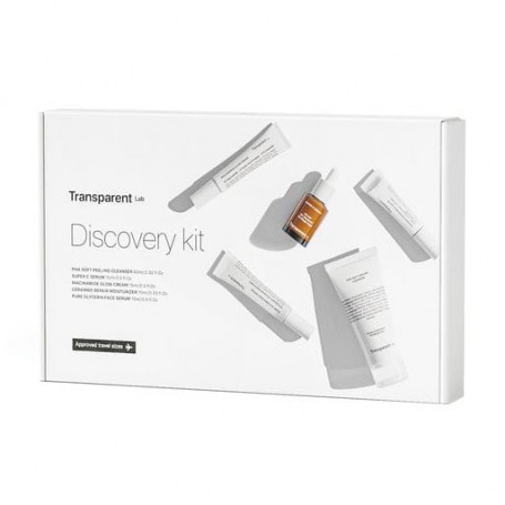 Набор Transparent Lab Discovery (пилинг, 60 мл + сыворотка Super C, 15 мл + крем Niacinamide, 15 мл + сыворотка Ceramide, 10 мл 